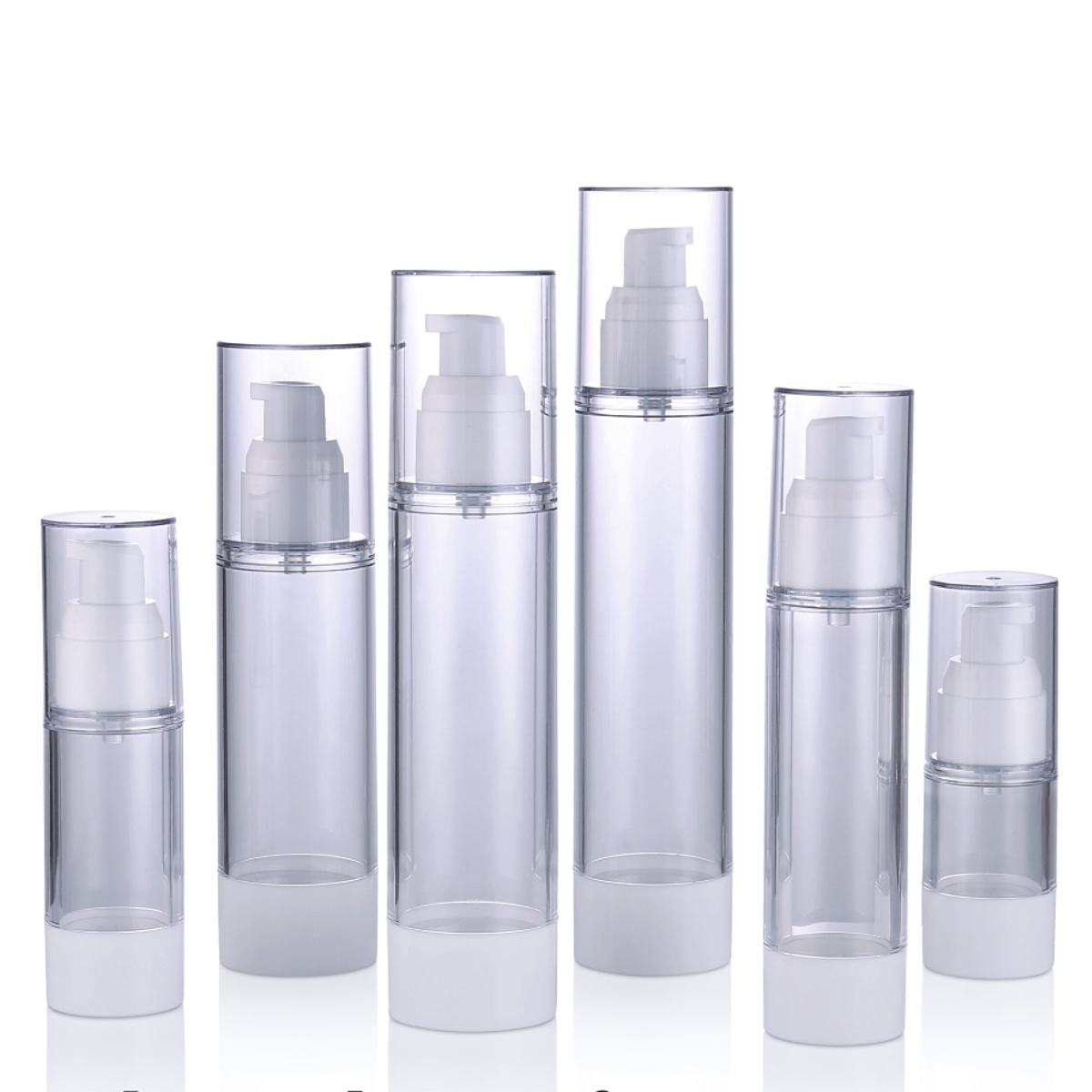15 ml 30 ml 50 ml 80 ml 100 ml 120 ml pp come bottiglia di pompa a spruzzo bottiglia di crema per pompa airless L01