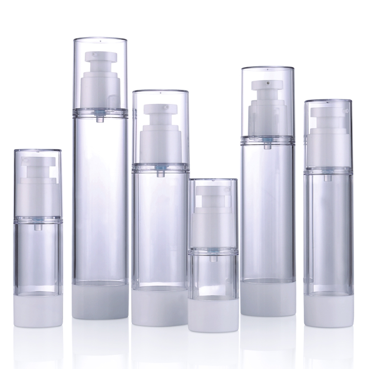 15 ml 30 ml 50 ml 80 ml 100 ml 120 ml bottiglia di lozione in plastica contenitori cosmetici eco -adatti eco
