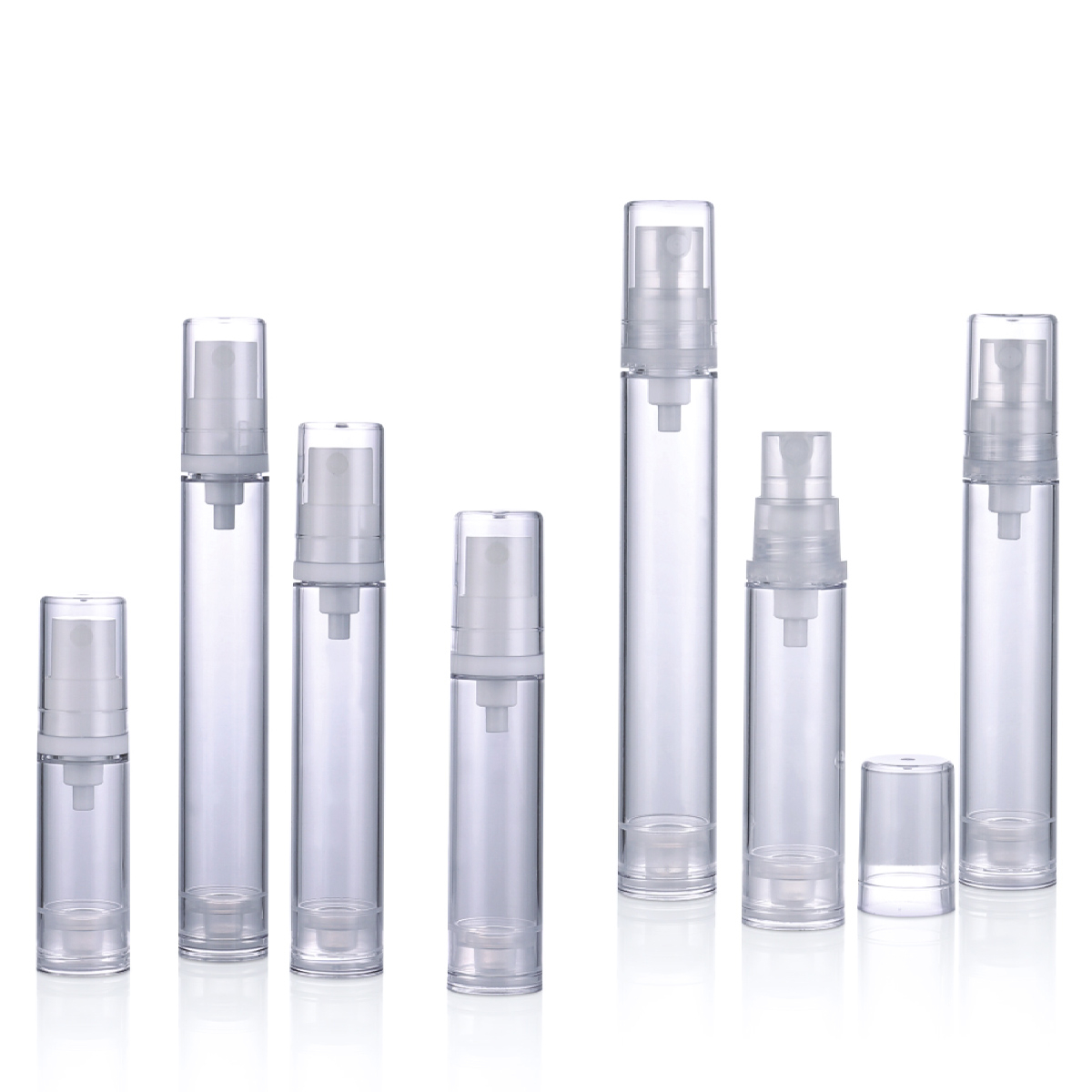 5 ml da 10 ml 12 ml 15 ml pp come bottiglia per la lozione per pompa a spruzzo bottiglia di crema per pompa airless L12