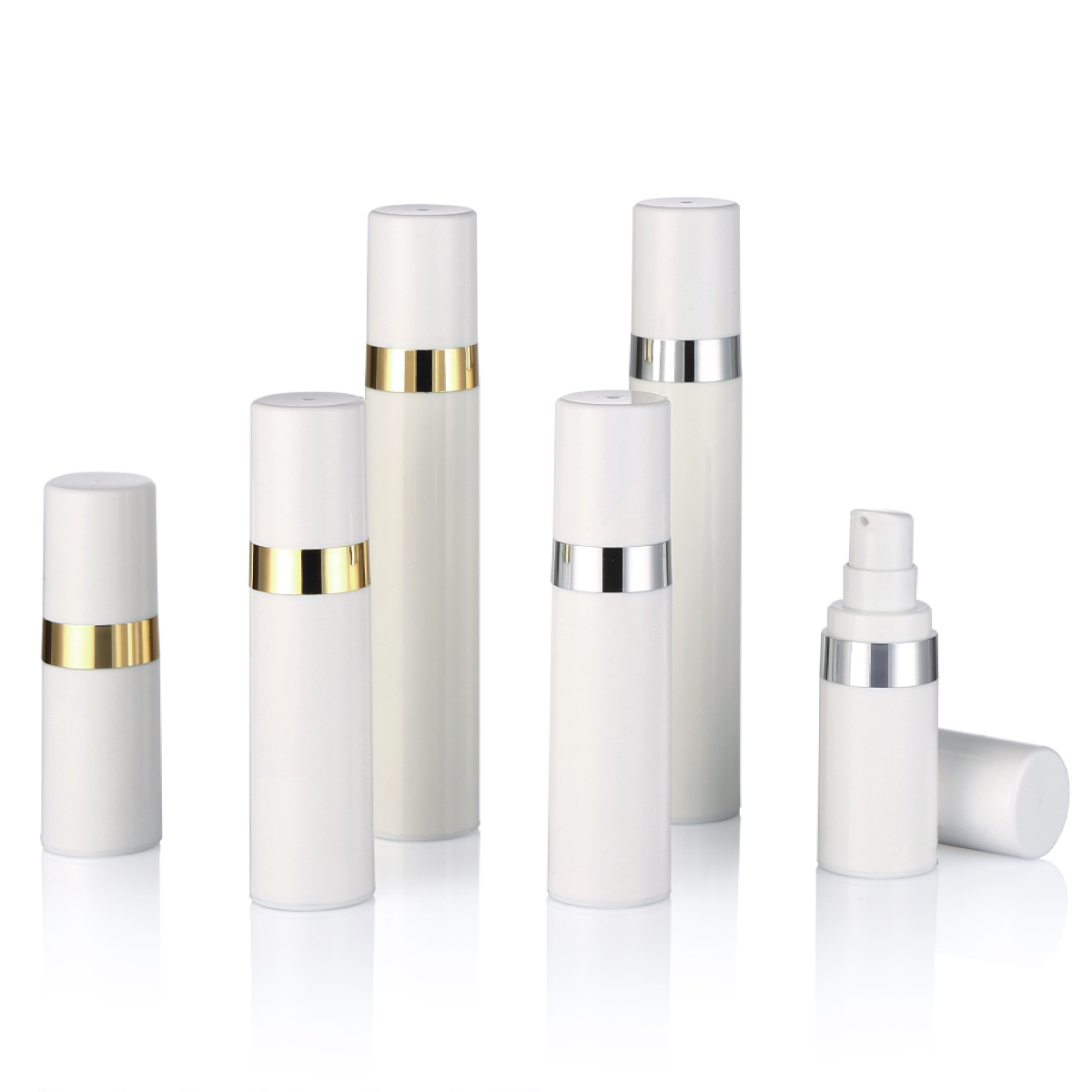 15 ml da 30 ml da 50 ml di plastica PP PP Airsless Cream Lotion Pump Bottle L16