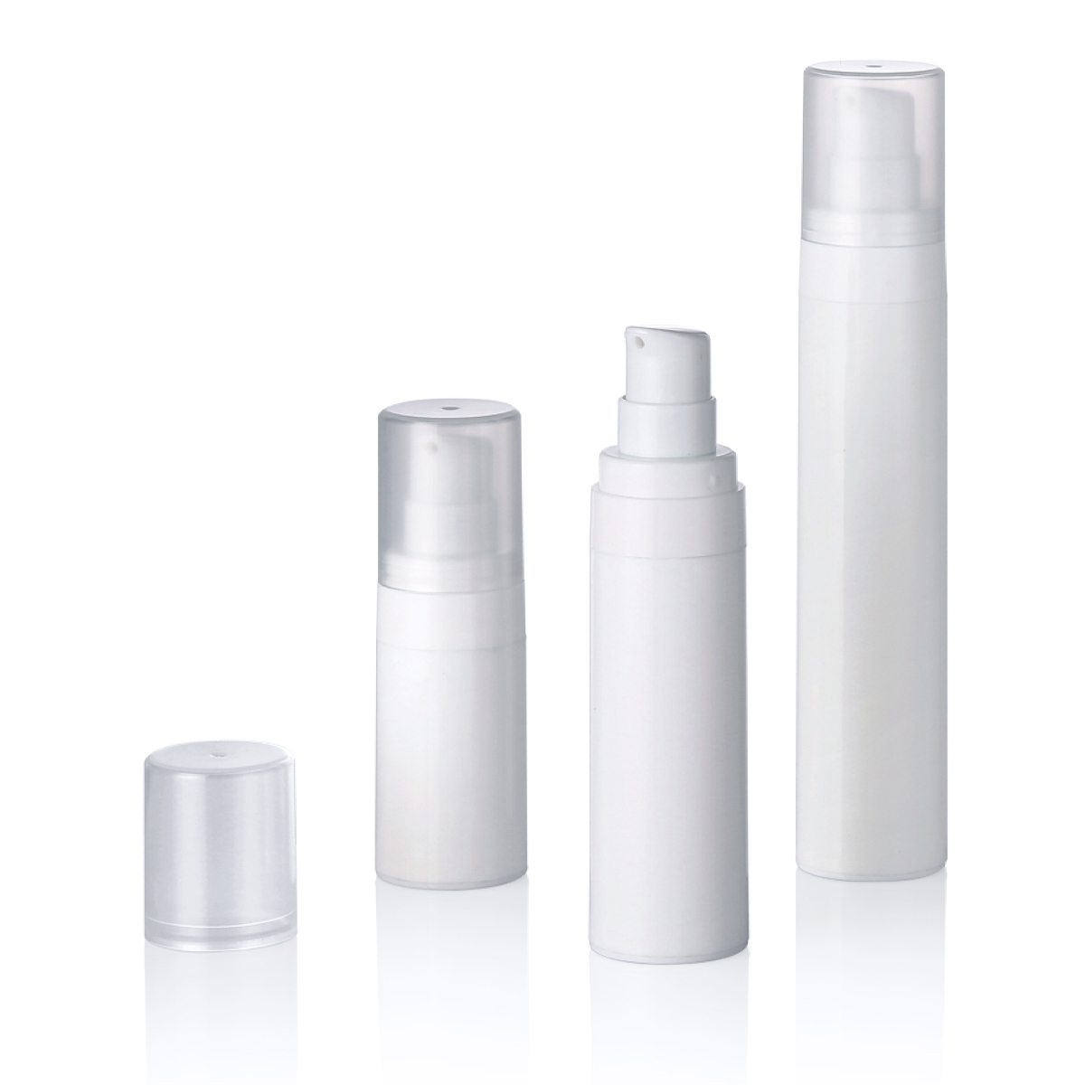 15 ml da 30 ml da 50 ml di plastica pp pp a scatto a scatto bottiglia ad aria aerea L16