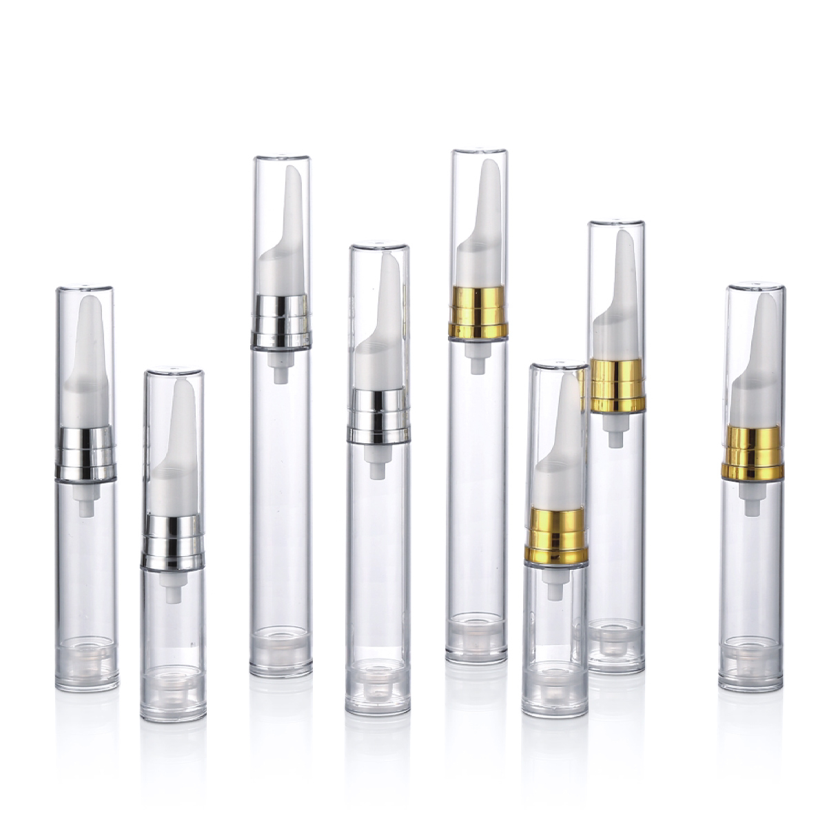 5 ml da 10 ml 12 ml 15 ml di imballaggio cosmetico vuoto Pompa emulsione emulsione bottiglia y01