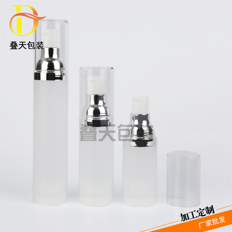 Nuove bottiglie di cosmetici in plastica di fornitura 15 30 ml bottiglia di base per la lozione per aspirapolvere